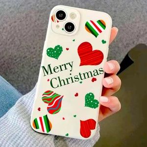 iPhone 12 Pro merry Christmas heart print case